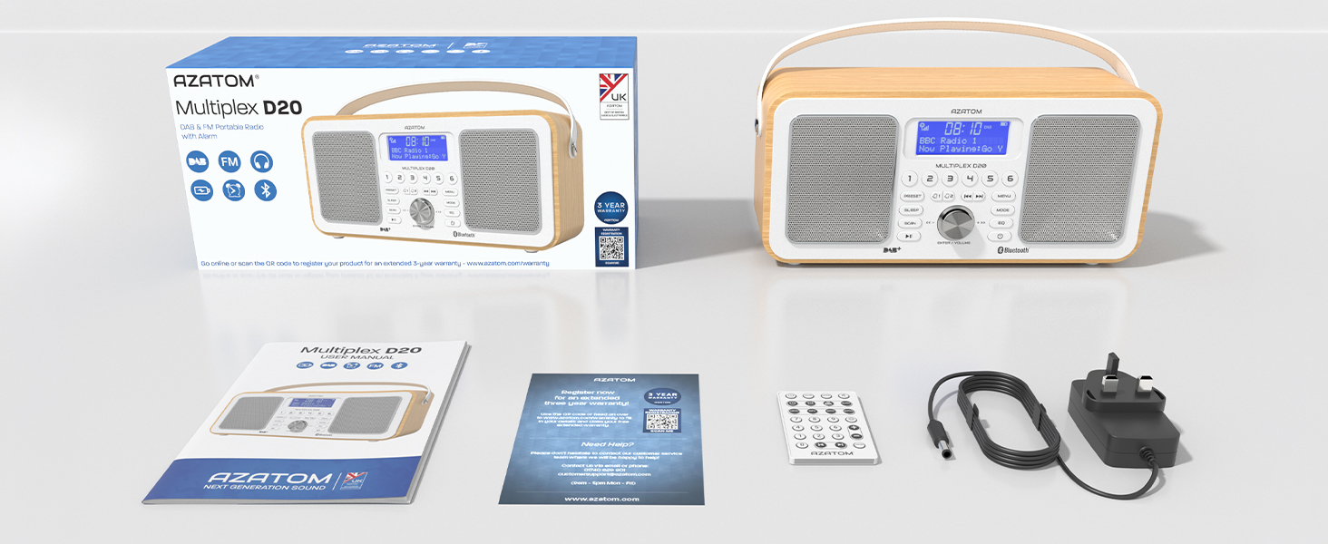 Azatom Multiplex D20 DAB Radio